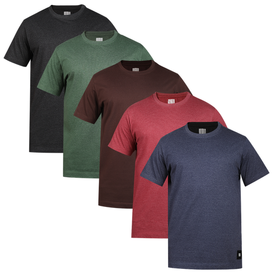 MEN'S ARMOR CREW NECK T-SHIRT 5 PC PACK 2