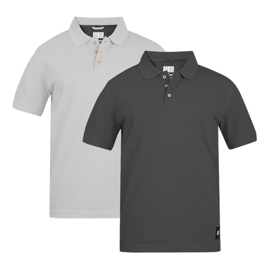 MEN'S ARMOR POLO 2 PC PACK CHARCOAL-GREY