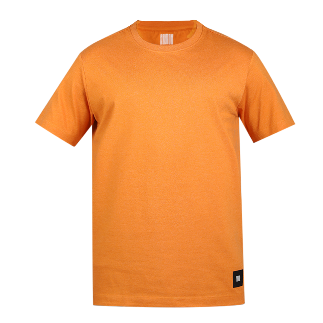 MEN'S-ARMOR-CREW NECK T-SHIRT-ORANGE MARMALADE