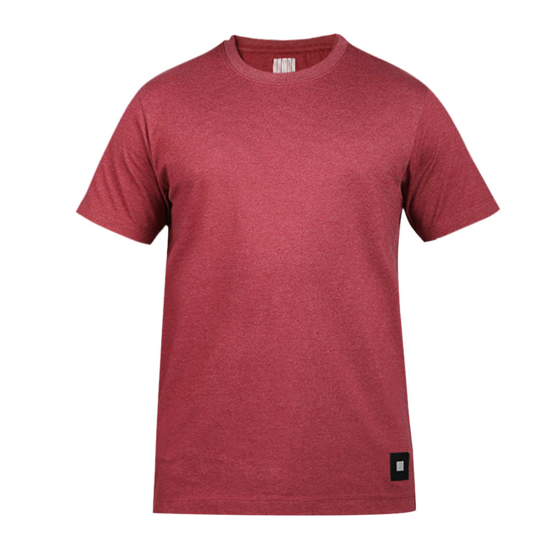 MEN'S-ARMOR-CREW NECK T-SHIRT-MARS RED